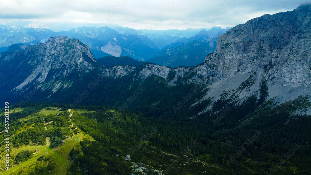 Nassfeld ski resort, mountains, Austria