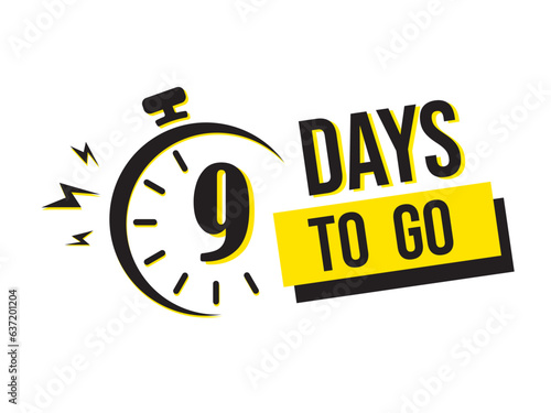 2 day to go last countdown icon. Two day go sale price offer promo deal timer, 2 days only, Countdown left days banner. count time sale. Vector illustration, number of days left badge for sale