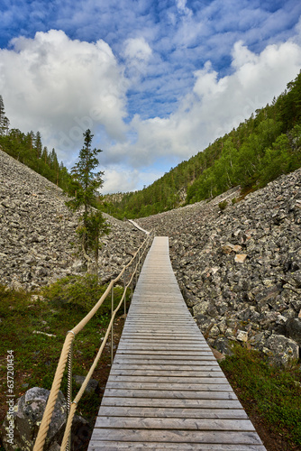 Isokuru in Pyhä-Luosto National park in finnish Lapland photo