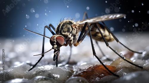 mosquito with animal bug © Sittichok