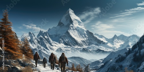 Majestic Heights: Achieving Accomplishment in the Alpine Challenge © Ezio Gutzemberg