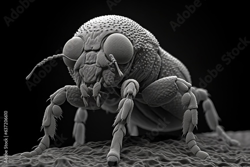 Mind-Blowing Pictures Of Ordinary Creatures Under An Electron Microscope,Generated with AI photo