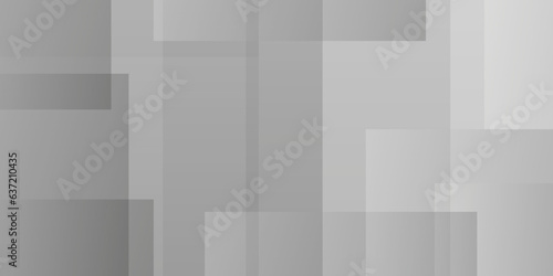 Abstract background with lines. Abstract minimal geometric white and gray light background design. white paper transparent material in triangle technology and square shapes in random geometric pattern