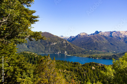 Bariloche beautiful views  landscapes  mountains and lakes Patagonia Argentina