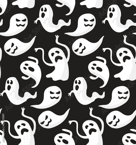 Happy halloween seamless pa...