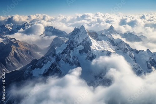 Beautiful mountains landscapes in Cordillera Blanca, Peru, South America © vachom