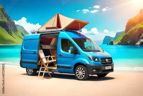 camping on the beach