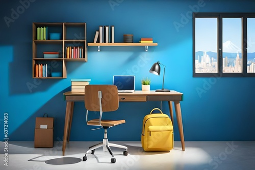 office interior with furniture
