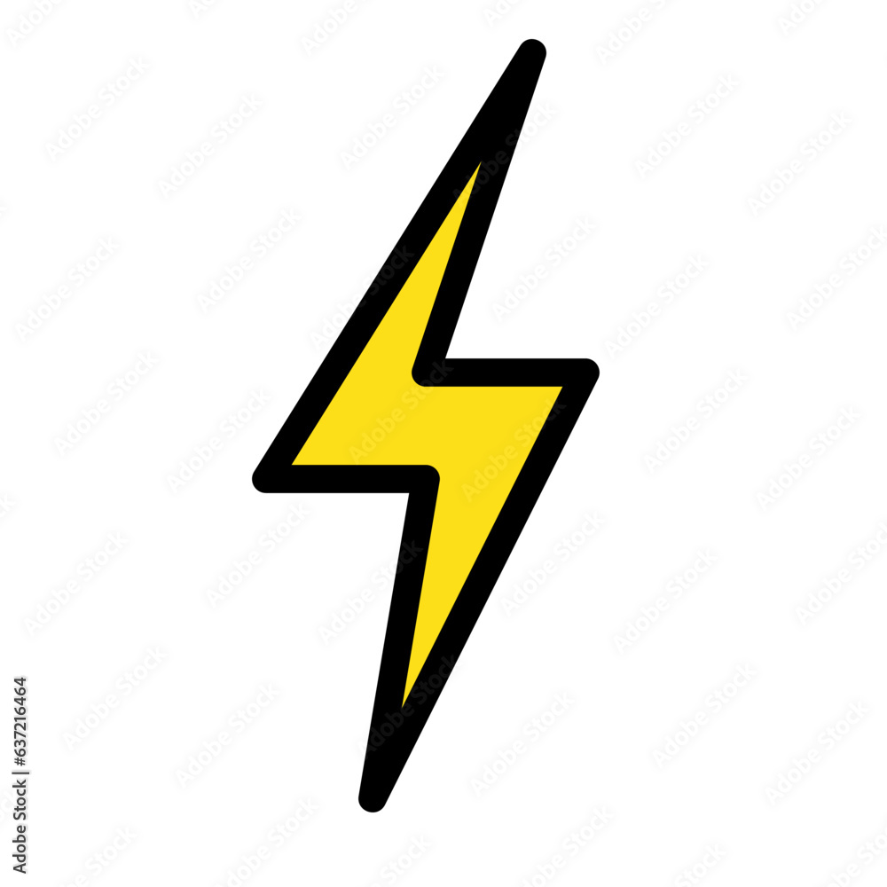lightning flat icon lightning flat icon