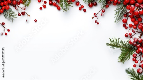 Christmas composition frame background. Christmas, winter, new year concept