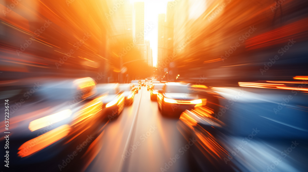Blur traffic road transport abstract background Blur traffic road transport abstract background