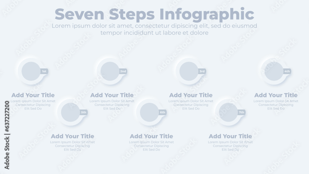 Obraz premium Business infographic steps or options