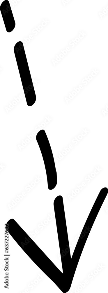 Hand drawn arrow doodle cute element Hand drawn arrow doodle cute element