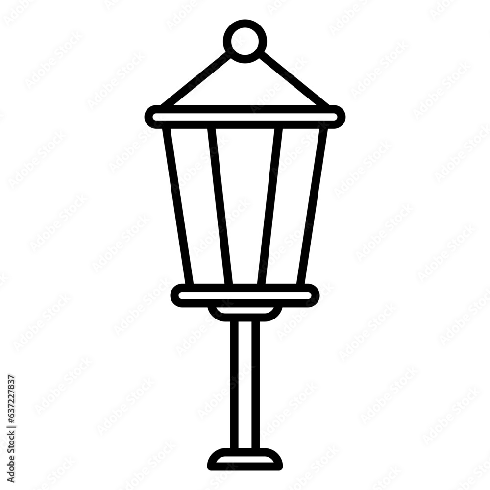Garden Lamp Icon