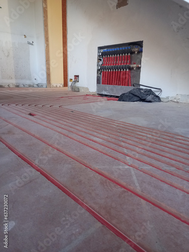 underfloor radiant heating and cooling construction