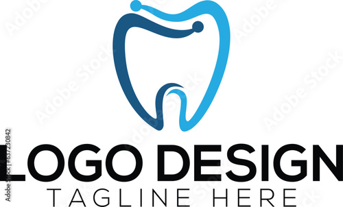 Vector dental care logo