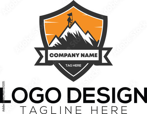 Mountain shield logo