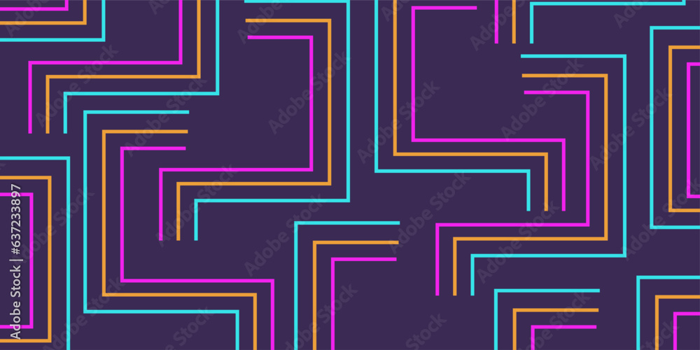 Abstract line panel technology background