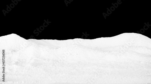 Landscape of white snow isolated © berkahjayamaterial