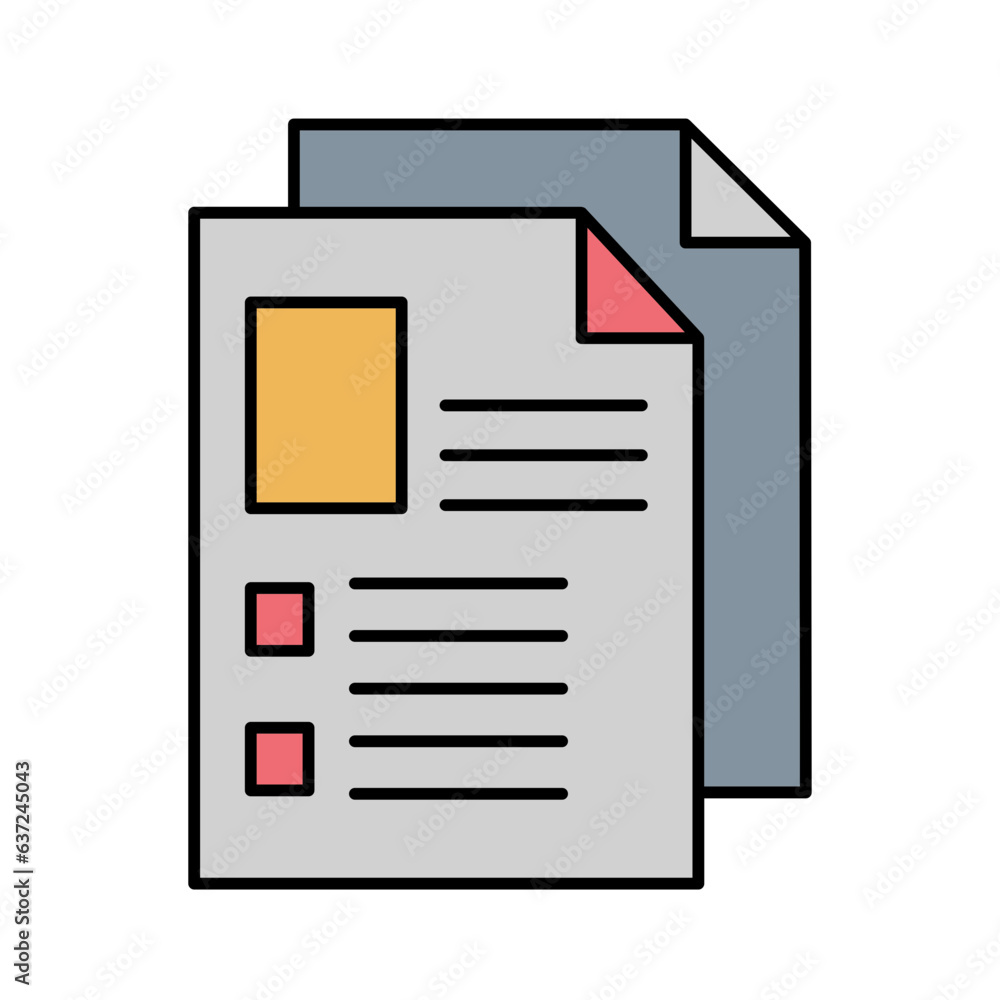 Resume Vector icon which can easily modify or edit
Resume Vector icon which can easily modify or edit