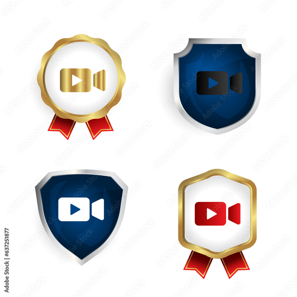 Abstract Video Badge and Label Collection