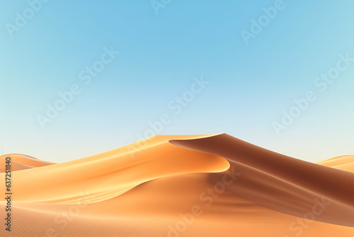Sand Dunes Wallpaper. Ai generative