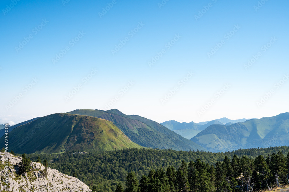 french mountain landscape in the mountains