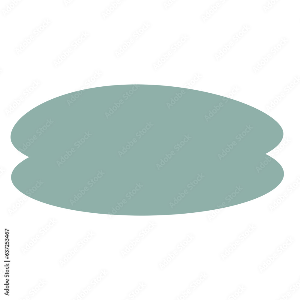 Organic shape flat illustration Organic shape flat illustration