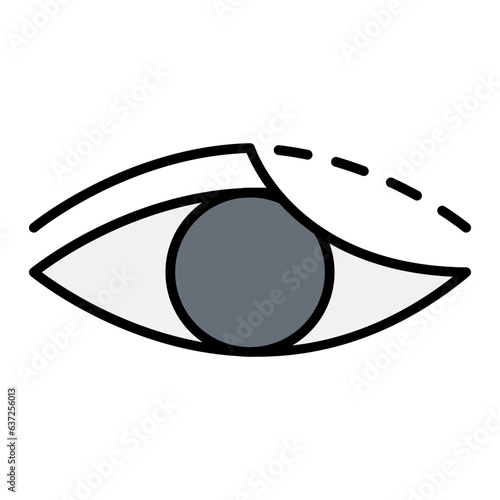 Eyelid surgery icon