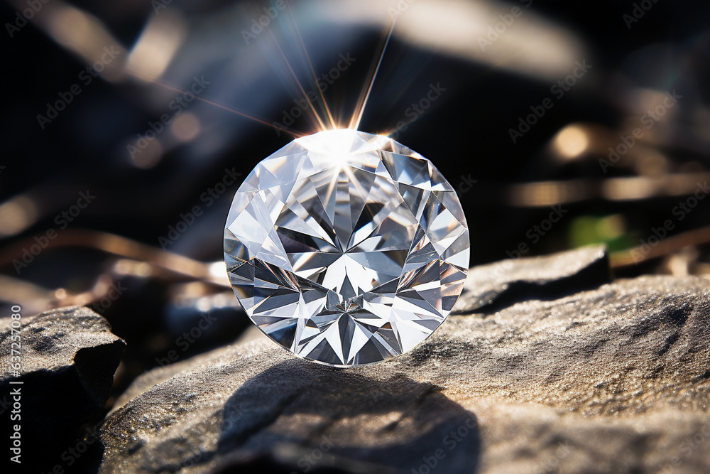 diamond engagement ring designs, natural view - obrazy, fototapety, plakaty 