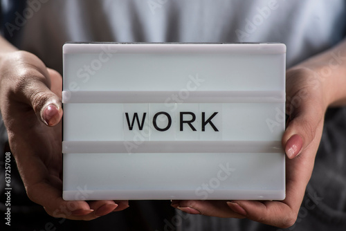 symbol for employee in the working world photo