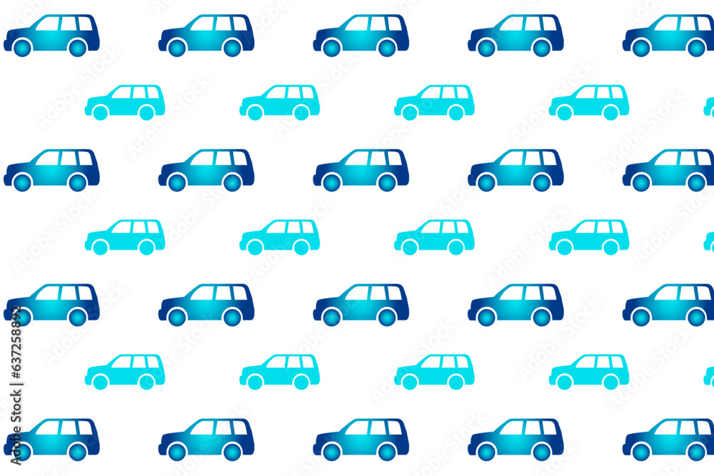 Abstract Family Car Pattern Background Abstract Family Car Pattern Background