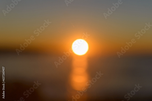 dawn  sun  blur image  ocean  morning  sea