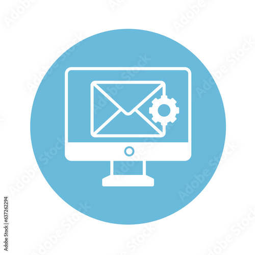 Email preferences Vector icon which can easily modify or edit  

