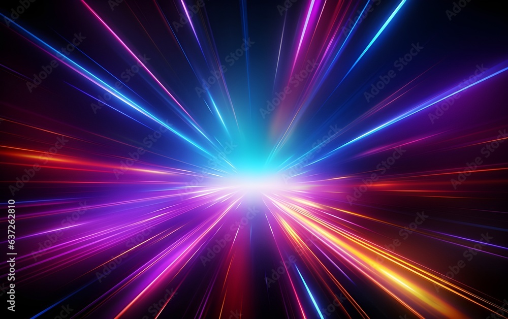 Glowing colorful lights background Glowing colorful lights background