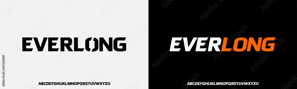 Fototapeta premium Modern Italic Regular Alphabet Font. Typography urban style fonts for technology, digital, movie logo design. vector illustration