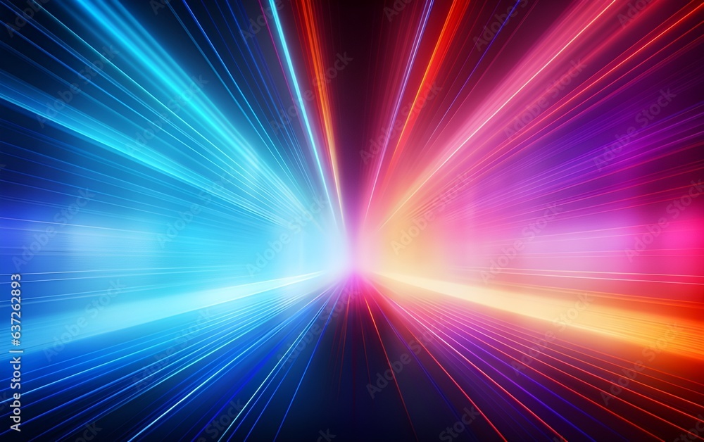 Glowing colorful lights background Glowing colorful lights background