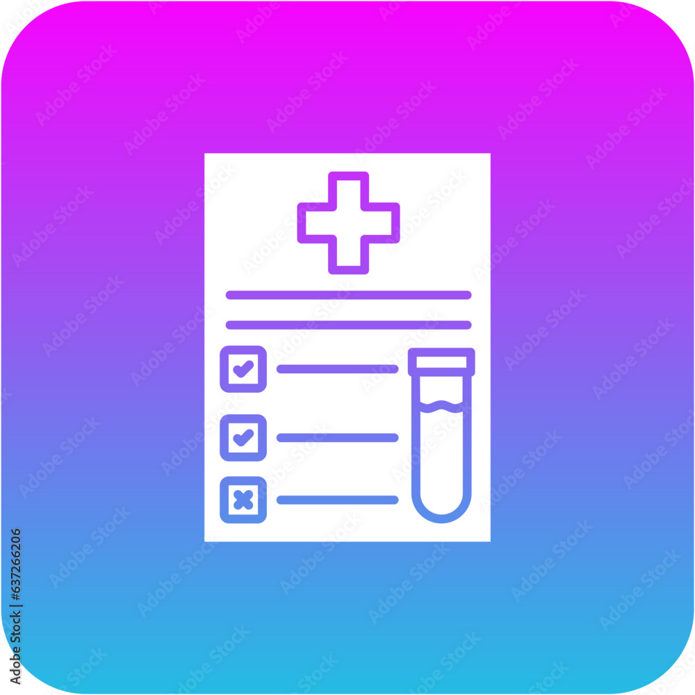 Obraz premium Test Icon