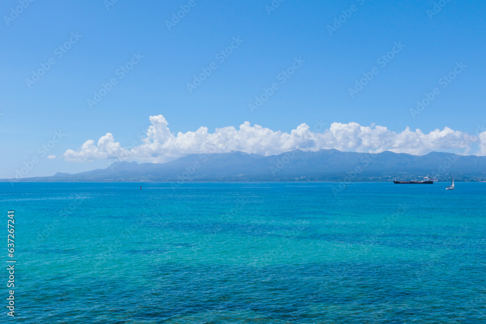 Natural Landscape of the Guadeloupe, Caribbean islands Natural Landscape of the Guadeloupe, Caribbean islands