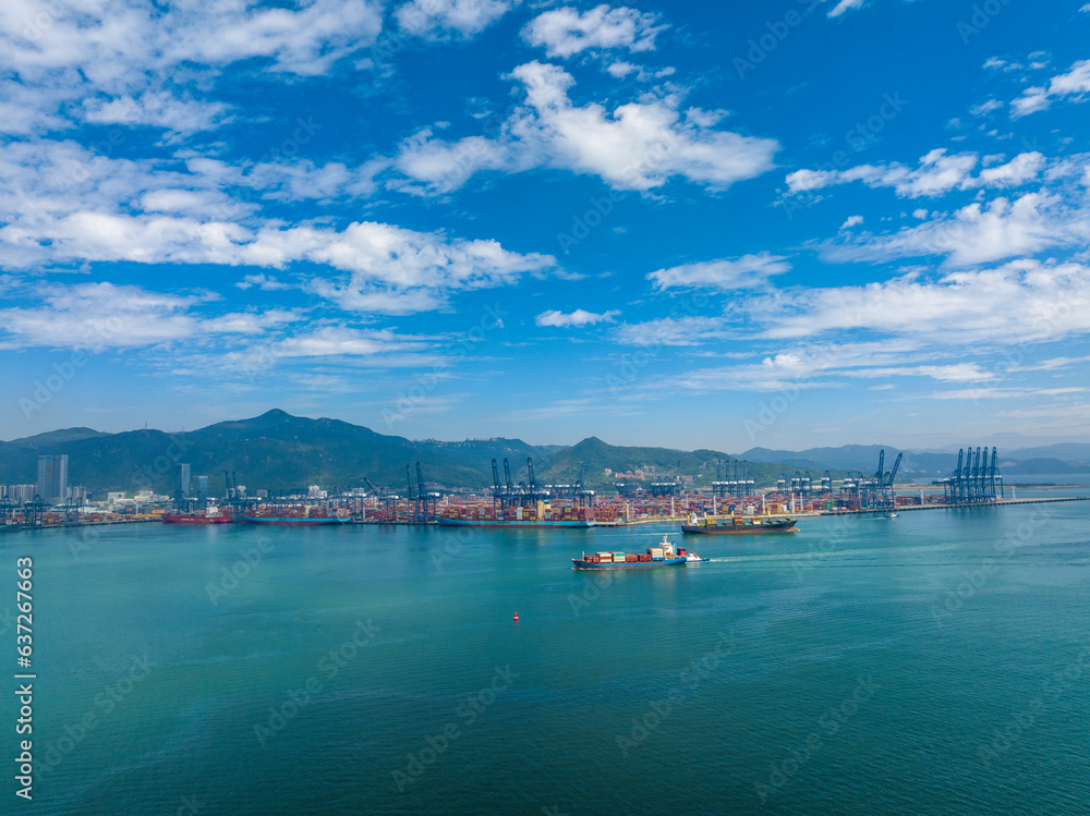 Yantian Port Container Port in Shenzhen