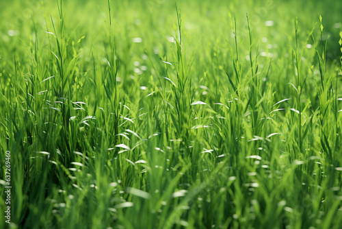 Grass and meadows isolated on a bluesky background.