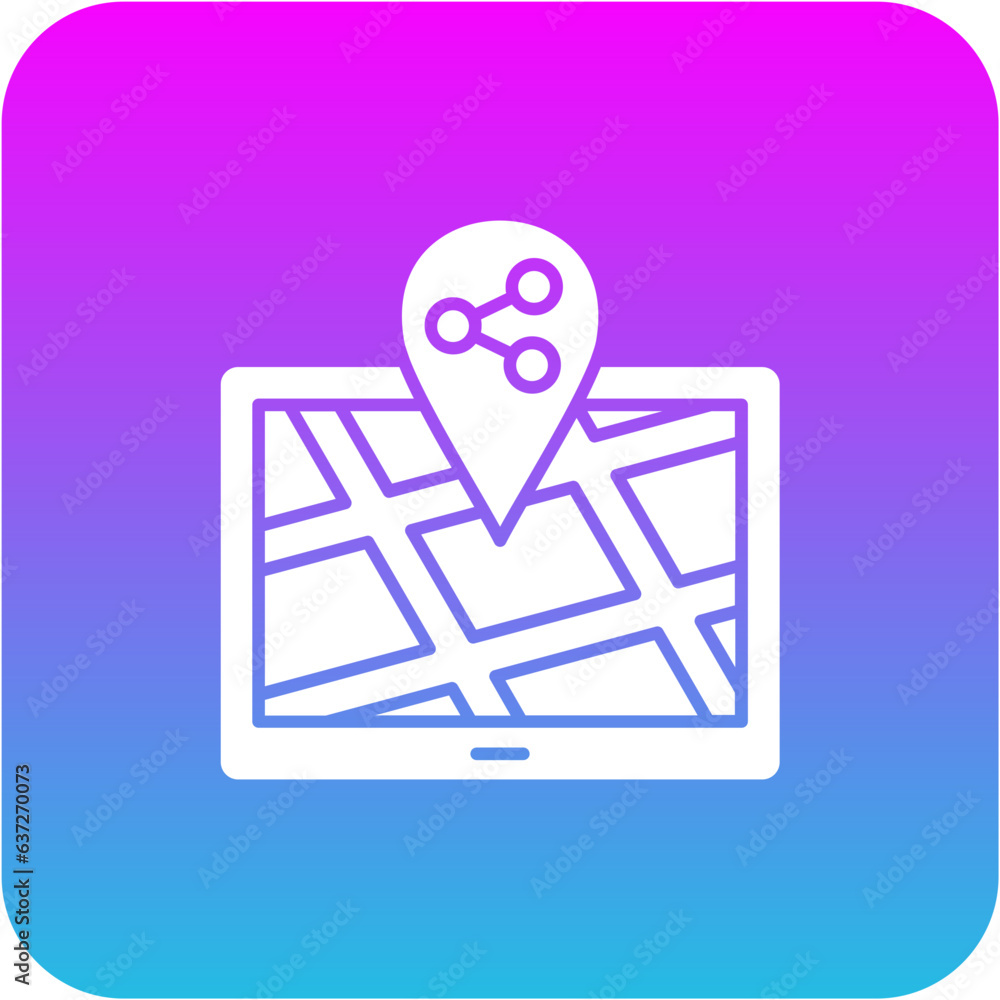 Share Location Icon Share Location Icon