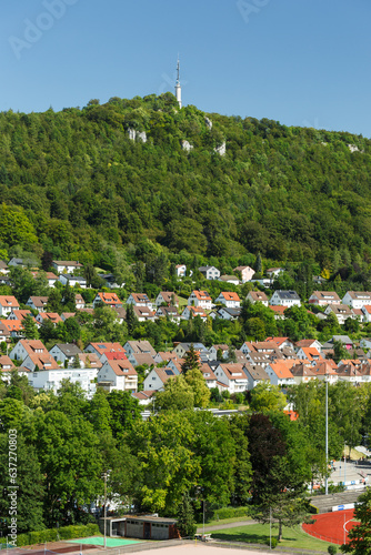 Stadt Albstadt-Ebingen, Ausblick auf Schlossfelsen photo