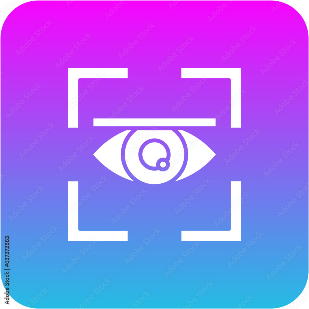 Eye Scanner Icon Eye Scanner Icon