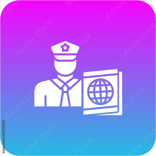 Passport control Icon