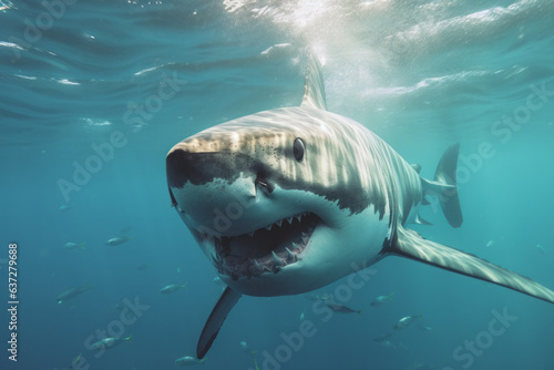 Swimming with Great White Sharks © Fabio