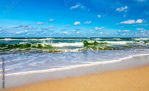 Obraz na płótnie Plaża morze w salonie