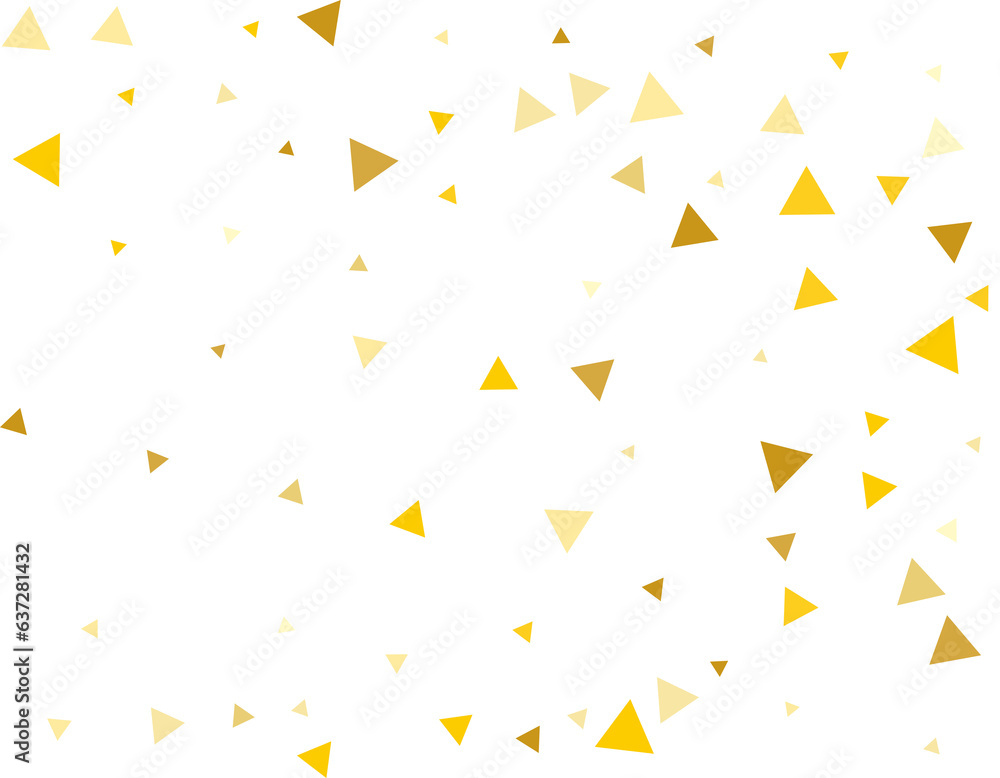 Gold Triangular Confetti Gold Triangular Confetti
