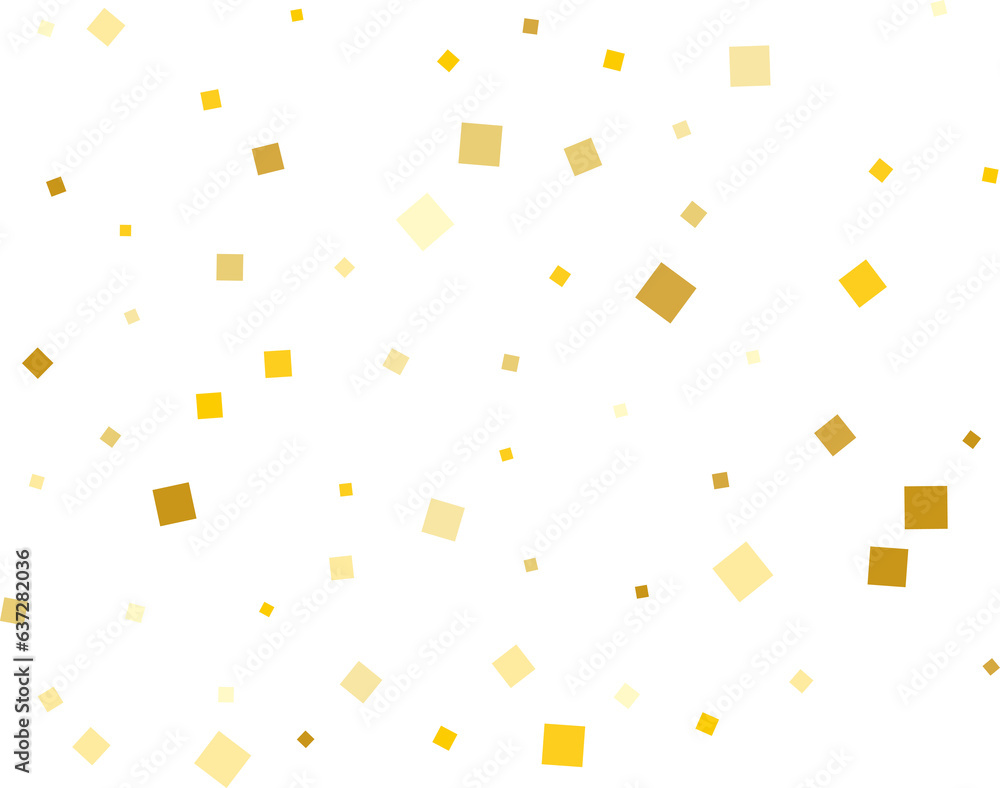 Gold Squares Confetti Gold Squares Confetti