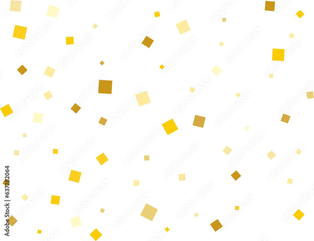 Gold Squares Confetti Gold Squares Confetti